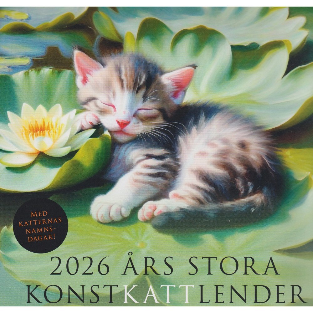 Pug Förlag 2026 års stora konstkattlender (bok, spiral)