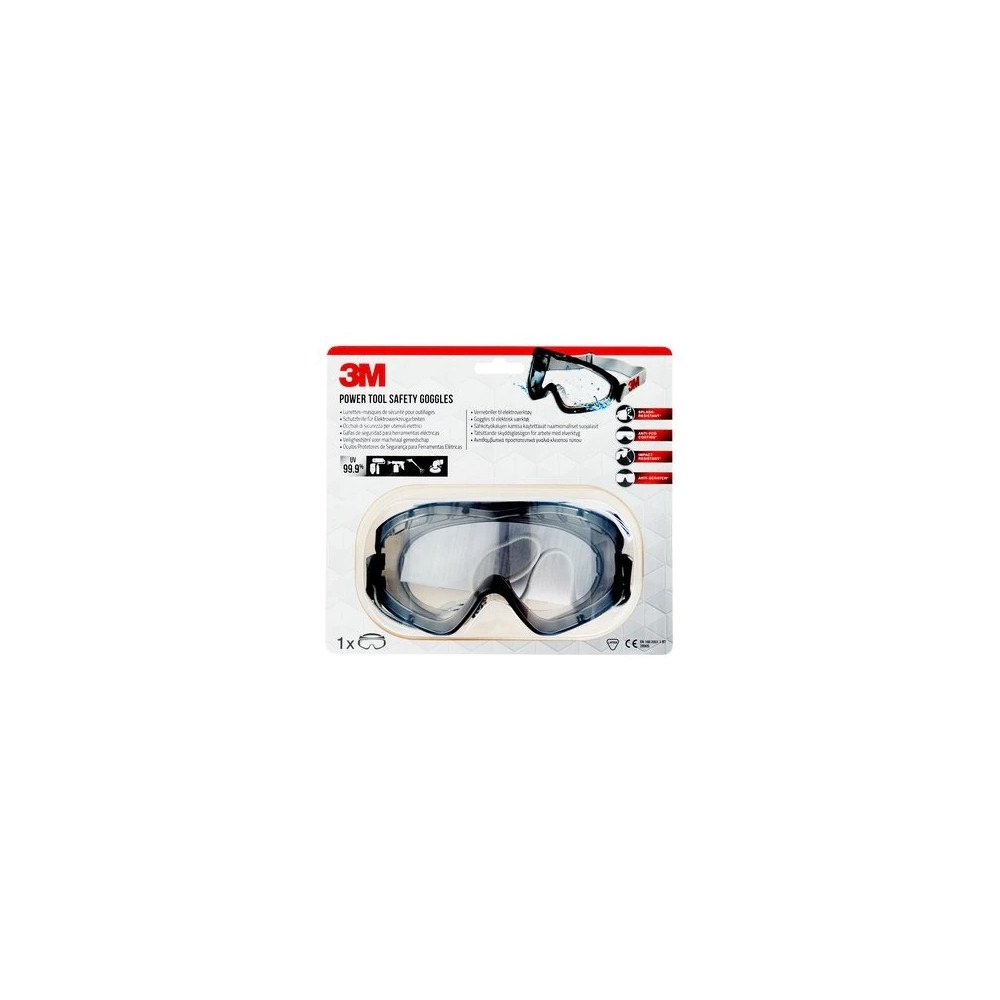 3M 3M 2890C1, Skyddsglasögon, Monteringsarbete, Bygg/renovering...
