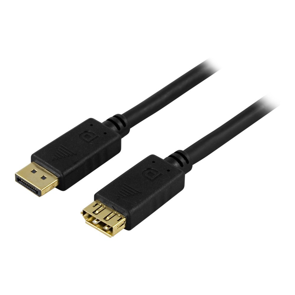 Deltaco DELTACO DisplayPort-förlängningskabel - 1 m