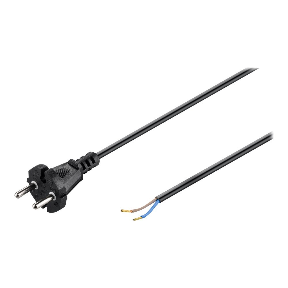 Goobay goobay - strömkabel - CEE 7/17 till blank tråd - 7.5 m