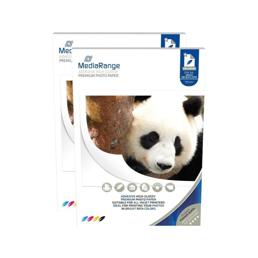 MediaRange MediaRange MRINK119, Högglans, 115 g/m ^, Bläckstråleskrivar...