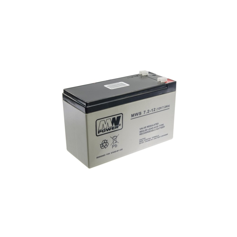 MPL POWER ELEKTRO MPL MW POWER MWS 7.2-12 UPS batteri Bly-syre-batteri VRLA AG...