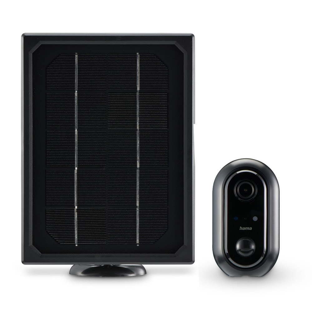 Hama Smart Surveill. Camera Outdoor Solar Black