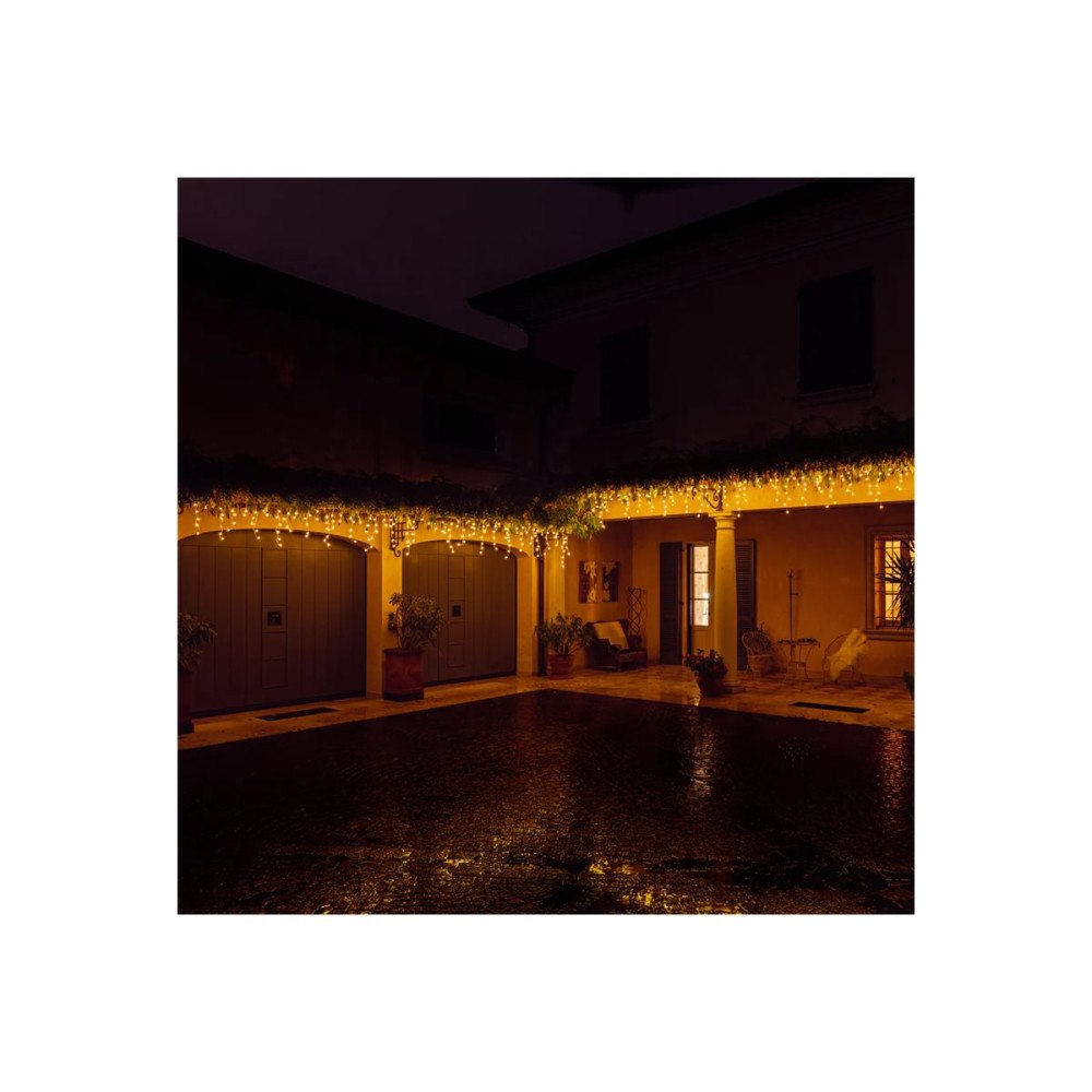 Twinkly Twinkly Icicle - stränglampor - LED - varmt vitt till kallt vitt ljus