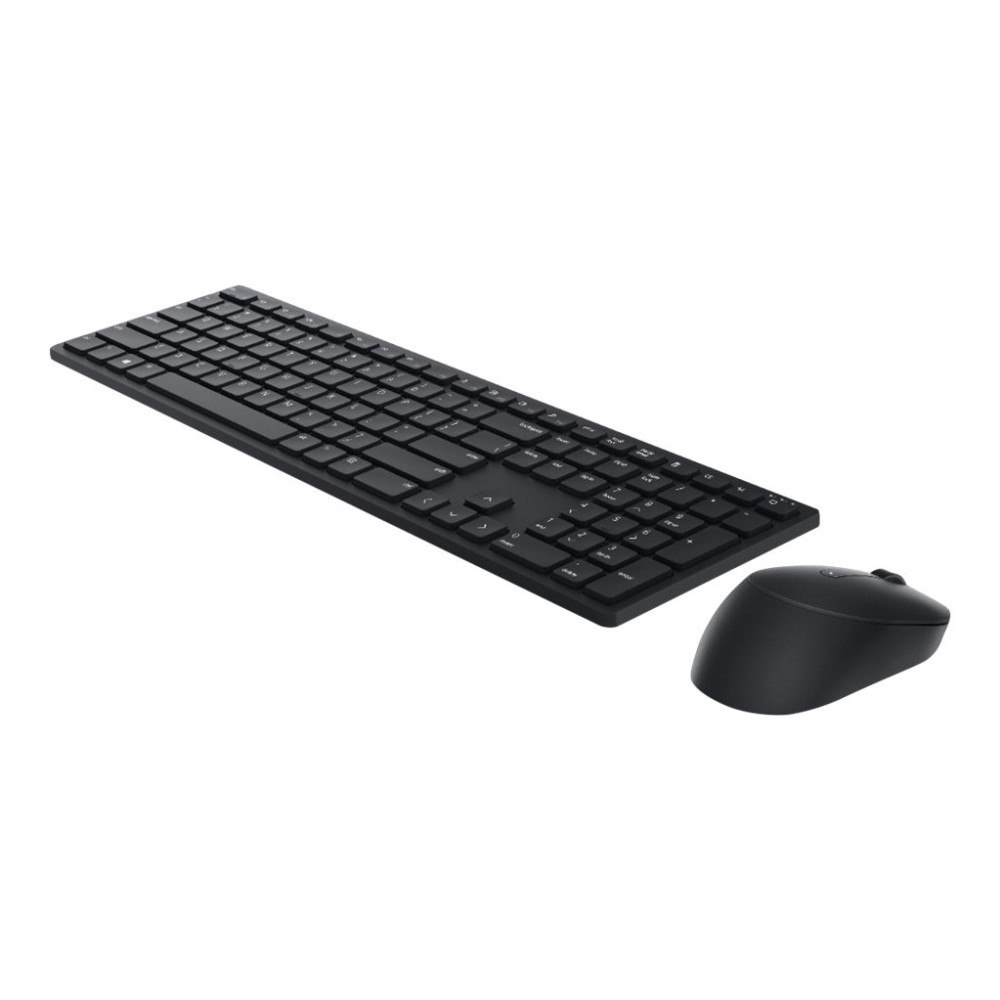 DELL Dell Pro Keyboard and Mouse KM5221W - Retail Box - sats med tangentbord och mus - QWERTY - USA, internationellt - svart...