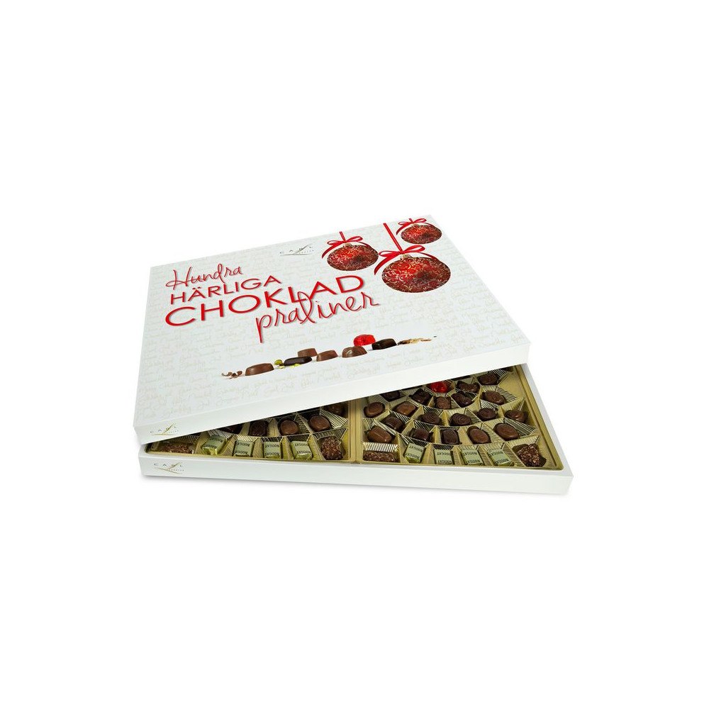 Carl Choklad&Present Choklad Hundra Chokladpraliner ask 860g