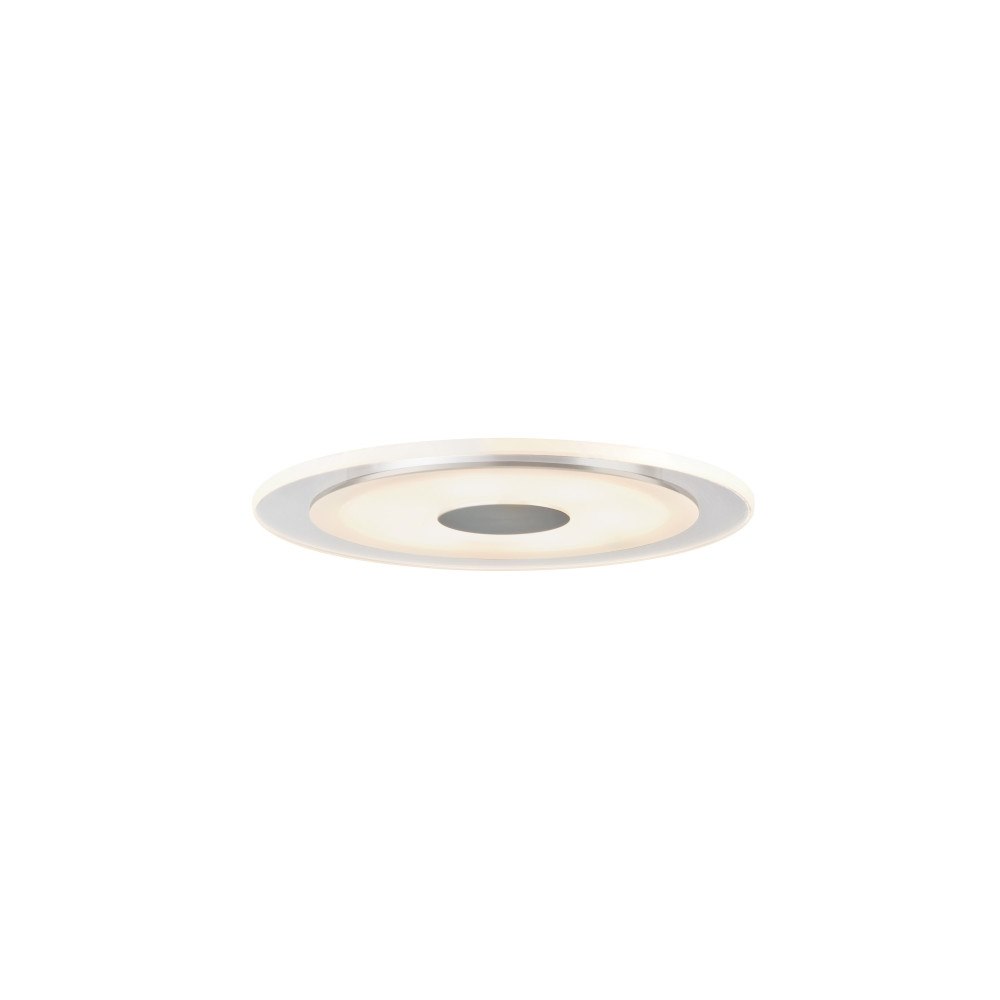 Paulmann Paulmann Premium - takförsänkt lampa - LED - 6 W - varmt vitt ljus - 3000 K - aluminiumsatin (paket om 3)