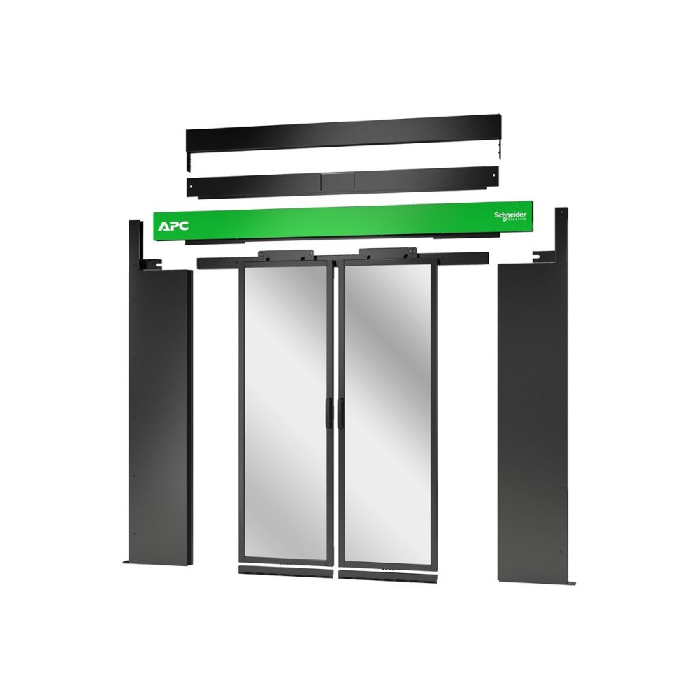 APC APC NetShelter - ändförslutningsgliddörr till rackkylningssystem - dubbel