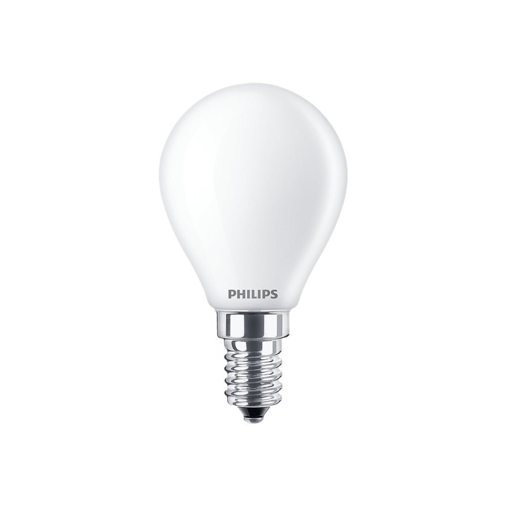 Philips Philips LEDs Candles & Luster - LED-glödlampa - form: P45 - glaserad finish - E14 - 6.5 W - varmt vitt ljus - 2700 K