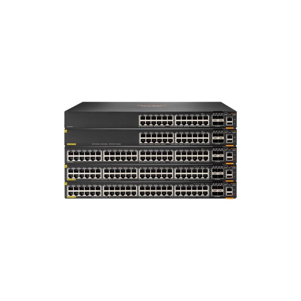 Hewlett Packard Enterprise HPE Aruba 6200M 24G 4SFP+ Switch - switch - max. staplingsavstånd 10 kms - 24 portar - Administrerad - rackmonterbar