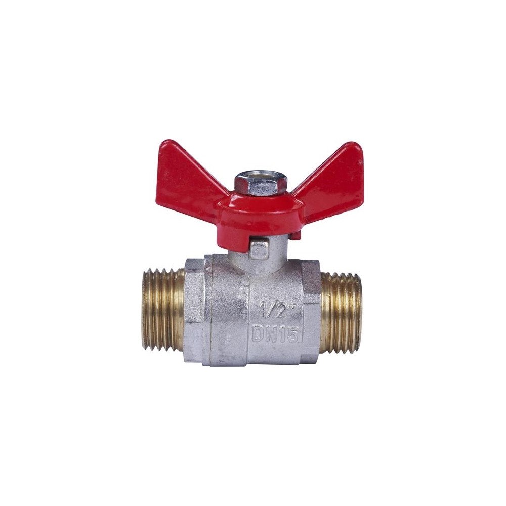 Solar Plus Csslr Plus kulventil ½" nippel nippel nippel nippel med T-ha...