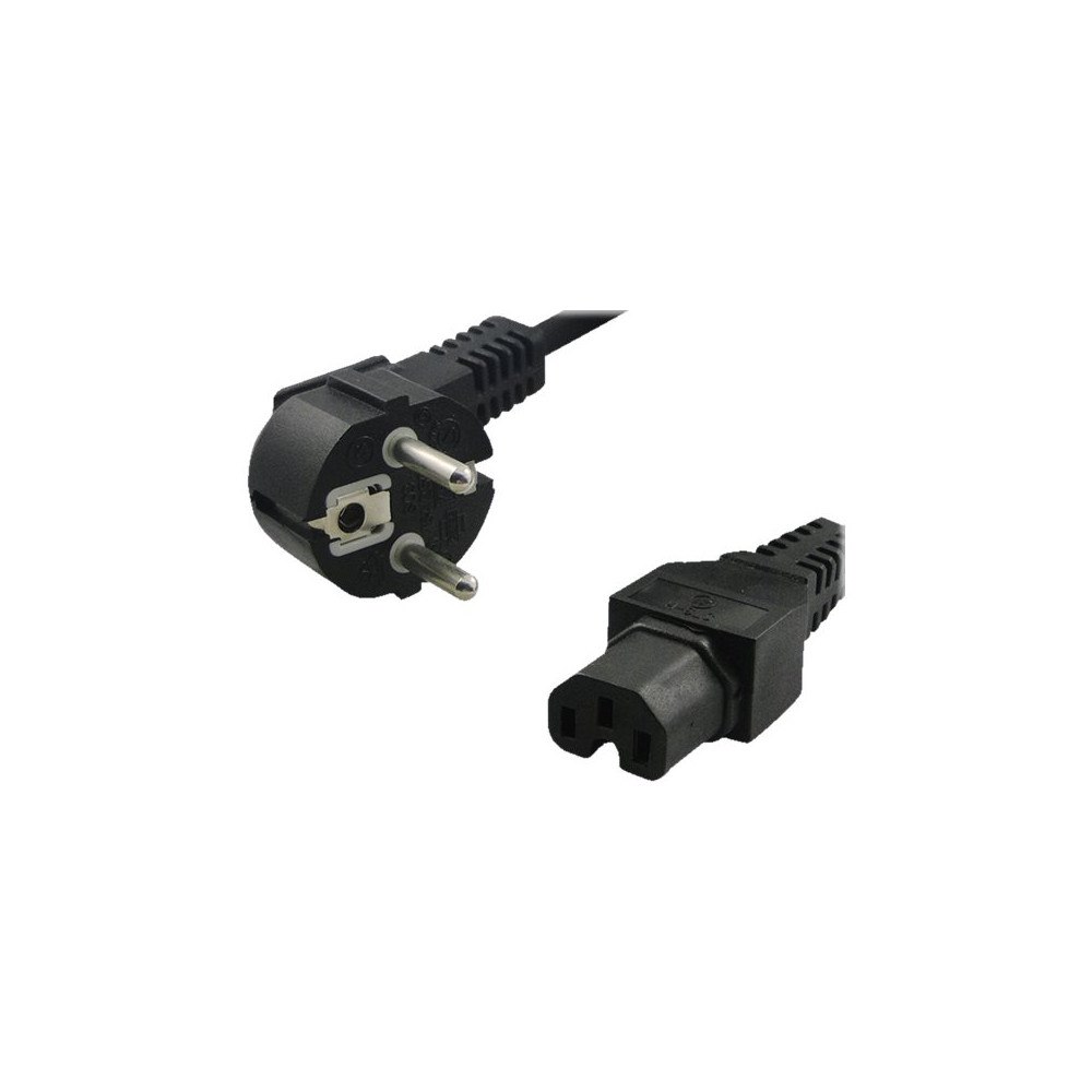 2direct LogiLink - strömkabel - IEC 60320 C15 till power CEE 7/7 - 2 m