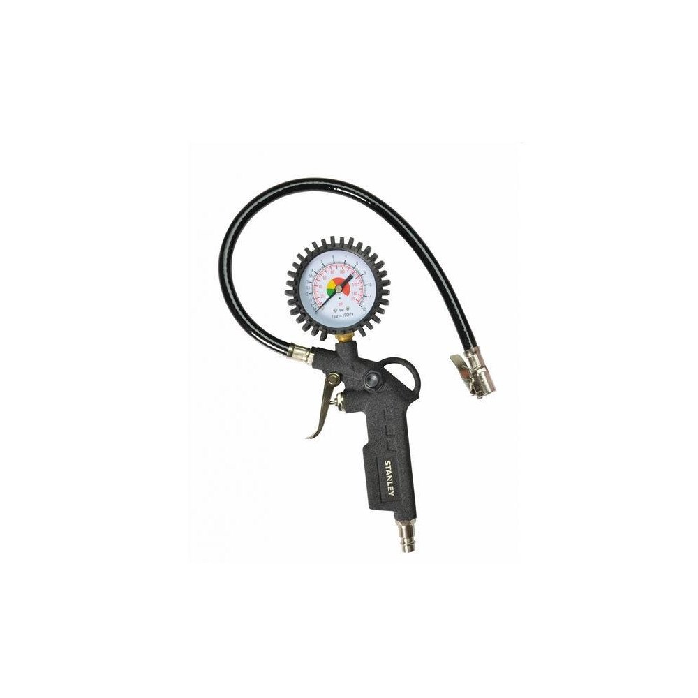 Stanley Pneumatic tire inflator STANLEY, with pressure gauge, 10 bar...