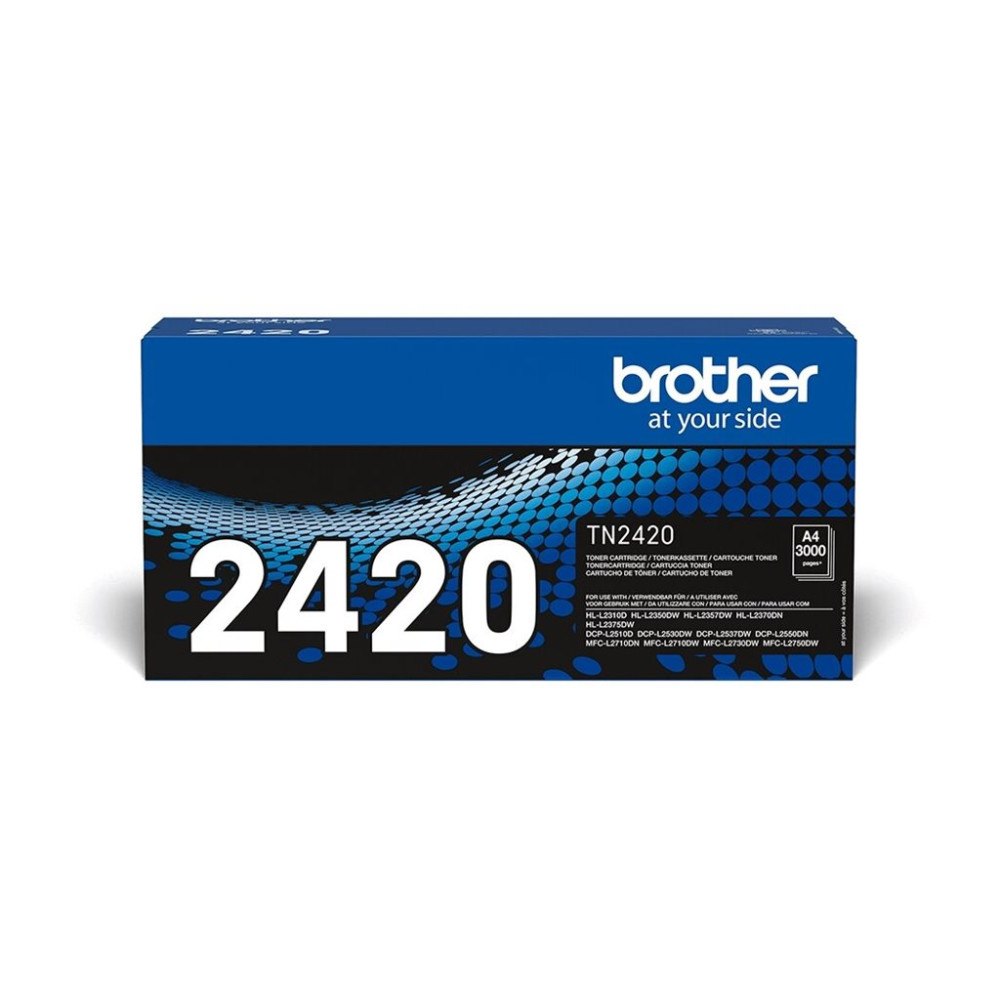 Brother Brother TN2420 - Lång livslängd - svart - original - tonerkassett