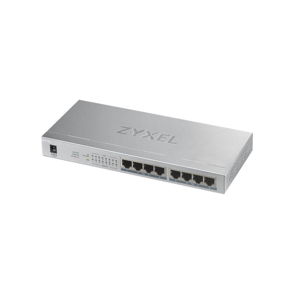 ZyXEL Communications Zyxel GS1008HP - switch - 8 portar