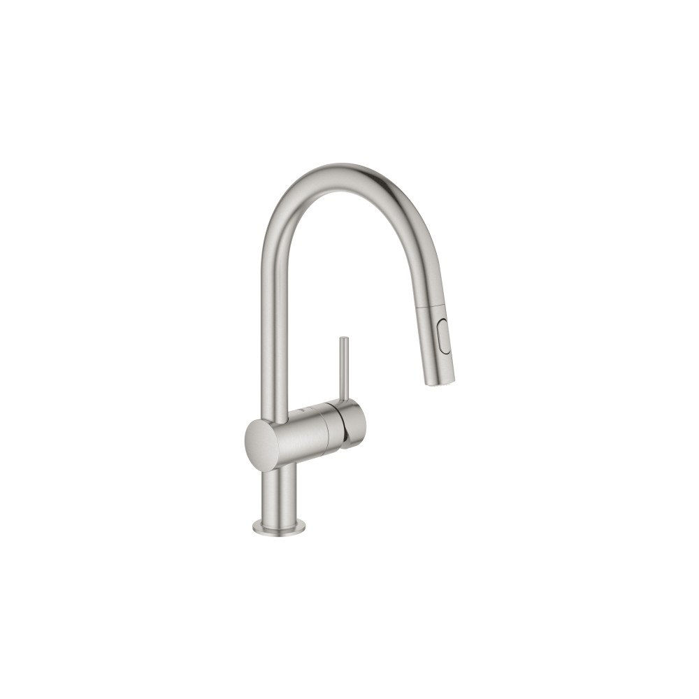 GROHE GROHE 32321DC2, Öppnas utåt, Stål, Hävarm, Single, Super ste...