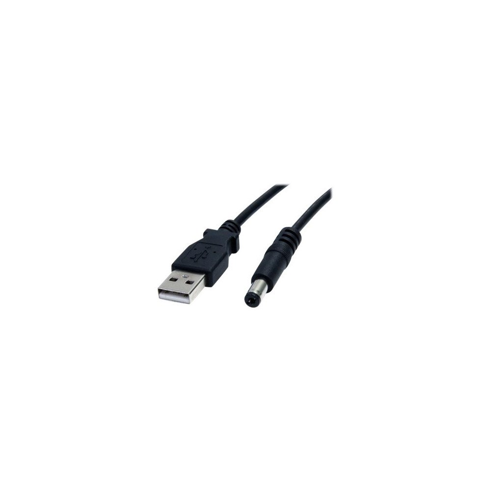 StarTech.com StarTech.com 2m USB to Type M Barrel Cable - USB to 5.5mm 5V DC Cable - USB to Barrel Jack 5V DC Plug (USB2TYPEM2M) - st...