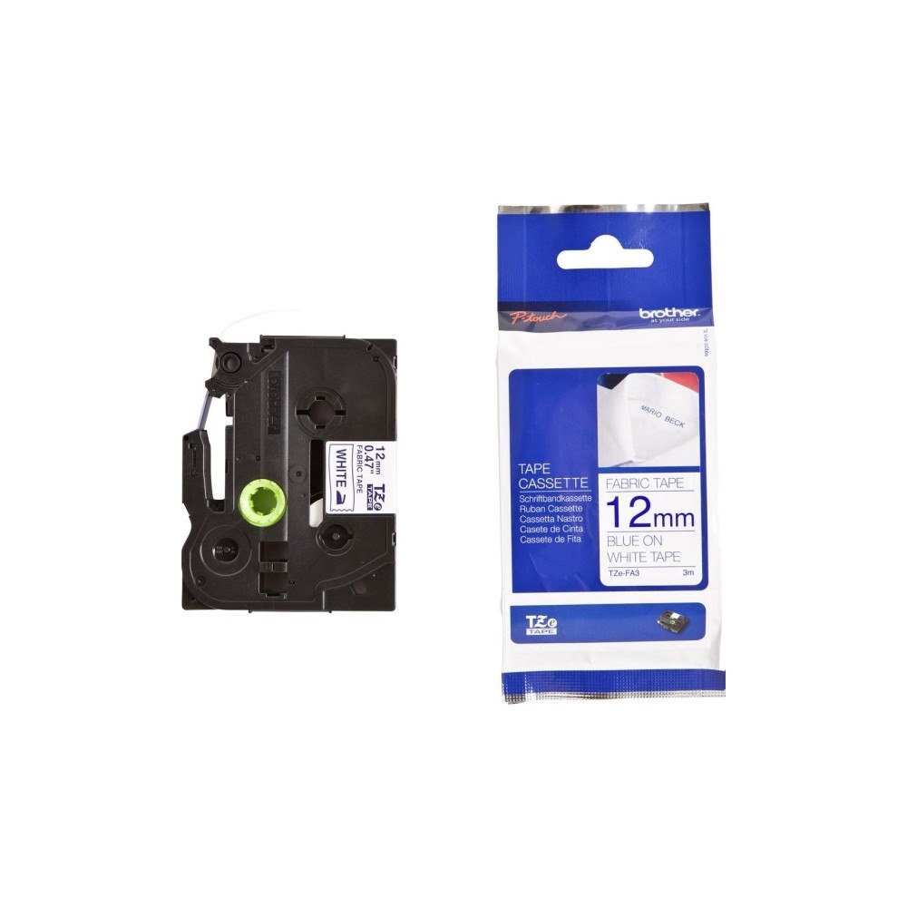 Brother Brother TZe-FA3 - påstrykningstejp - 1 kassett(er) - Rulle (1,2 cm x 3 m)