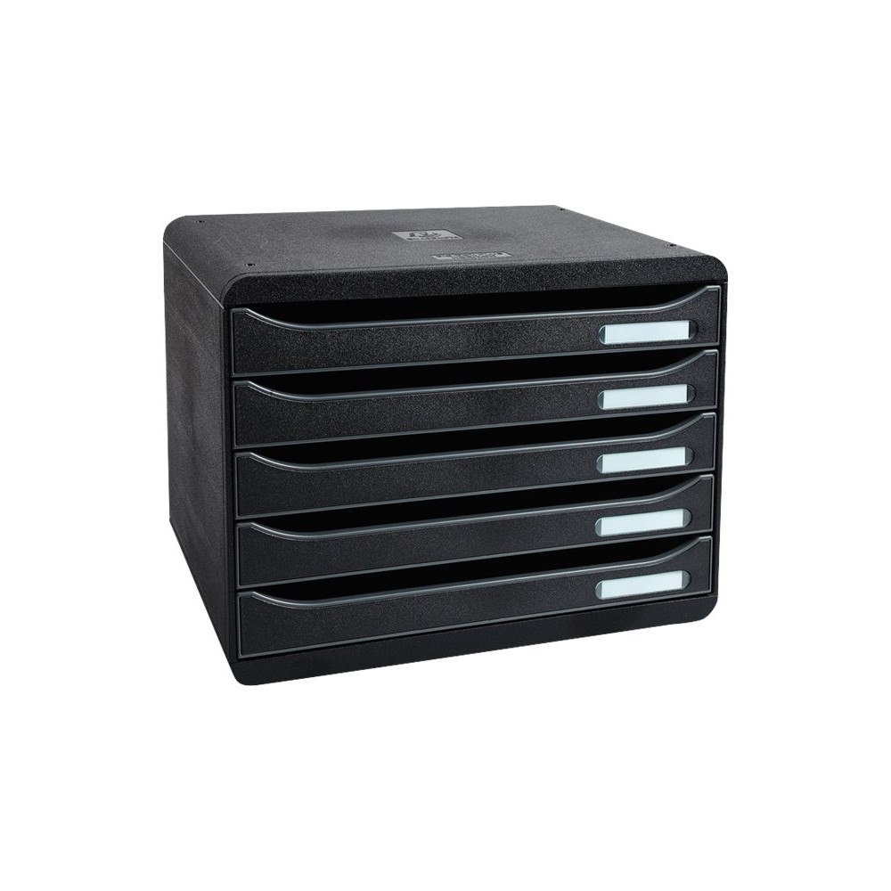 EXACOMPTA Exacompta BIG-BOX PLUS LANDSCAPE ECOBLACK A4+ - lådskåp - svart