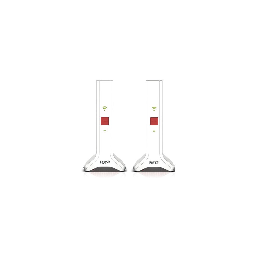 AVM Mesh Set 4200, Röd, Vit, 2x2/4x4, Nätverksrepeater, Energilj...