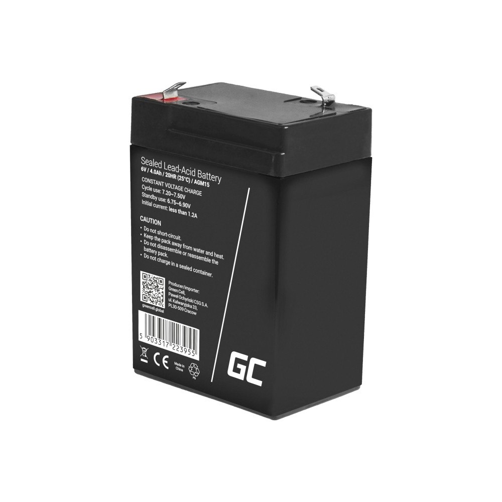 Green Cell Green Cell - UPS-batteri - Förseglat med blysyra (SLA) - 4 Ah