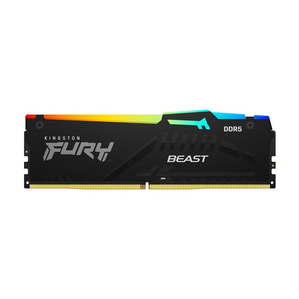 Kingston Technology Kingston FURY Beast RGB - DDR5 - modul - 16 GB - DIMM 288-pin / PC5-41600 - ej buffrad