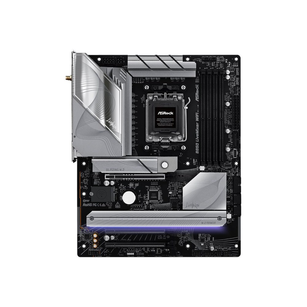 ASRock ASRock B850 LIVEMIXER WIFI - moderkort - ATX - Socket AM5 - AMD B850