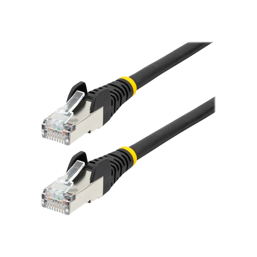 StarTech.com StarTech.com 5m CAT6a Ethernet Cable - Black - Low Smoke Zero Halogen (LSZH) - 10GbE 500MHz 100W PoE++ Snagless RJ-45 w/...