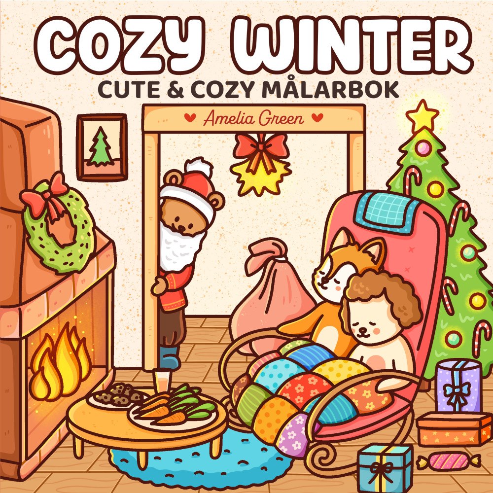 Tukan Förlag Cozy winter målarbok (häftad)