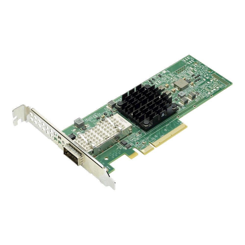 Broadcom Broadcom NetXtreme E-Series P150P - nätverksadapter - PCIe - 50 Gigabit QSFP28 x 1