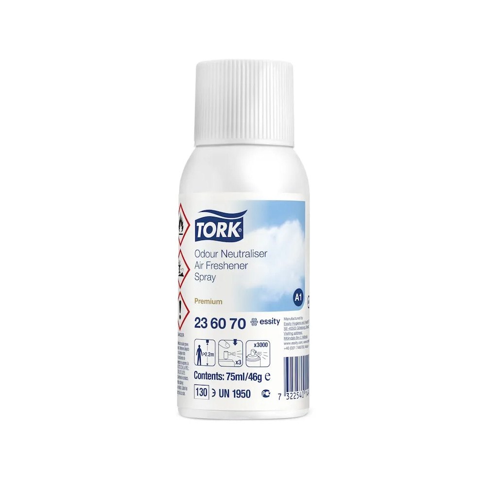 TORK Luftfrisker Aerosol Tork Airfreshener Neutral 75ml med Parfu...