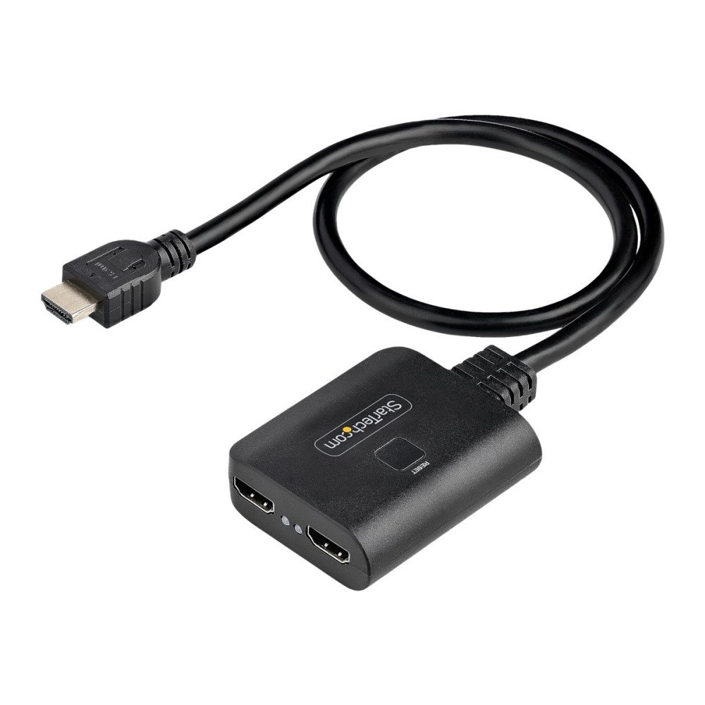 StarTech.com StarTech.com 2-Port HDMI Splitter, 4K 60Hz HDMI 2.0 Video, 4K HDMI Splitter 1 In 2 Out, 1x2 HDMI Display/Output Splitter...