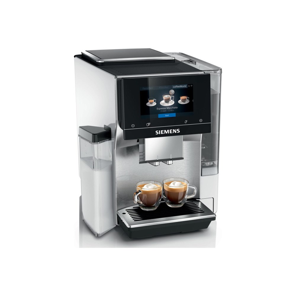 Siemens Siemens EQ.700 integral TQ715R03 - automatisk kaffekokare med mjölkskummare - 19 bar - rostfritt stål