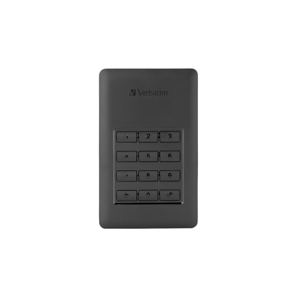 VERBATIM Verbatim Store 'n' Go Secure Portable HDD with Keypad Access - hårddisk - 2 TB - USB 3.1 Gen 1