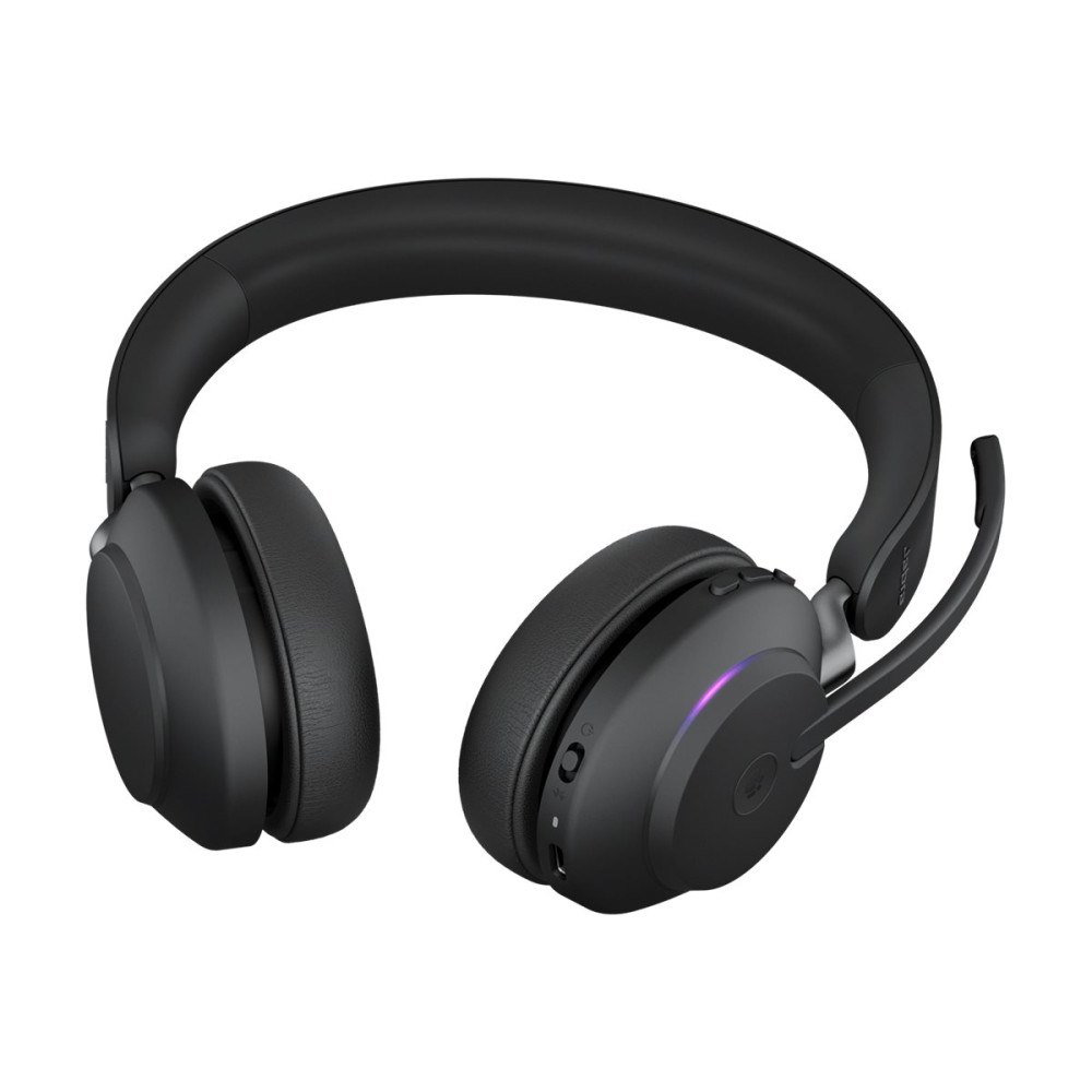 Jabra Jabra Evolve2 65 MS Stereo - headset - USB-A - med laddningsställ