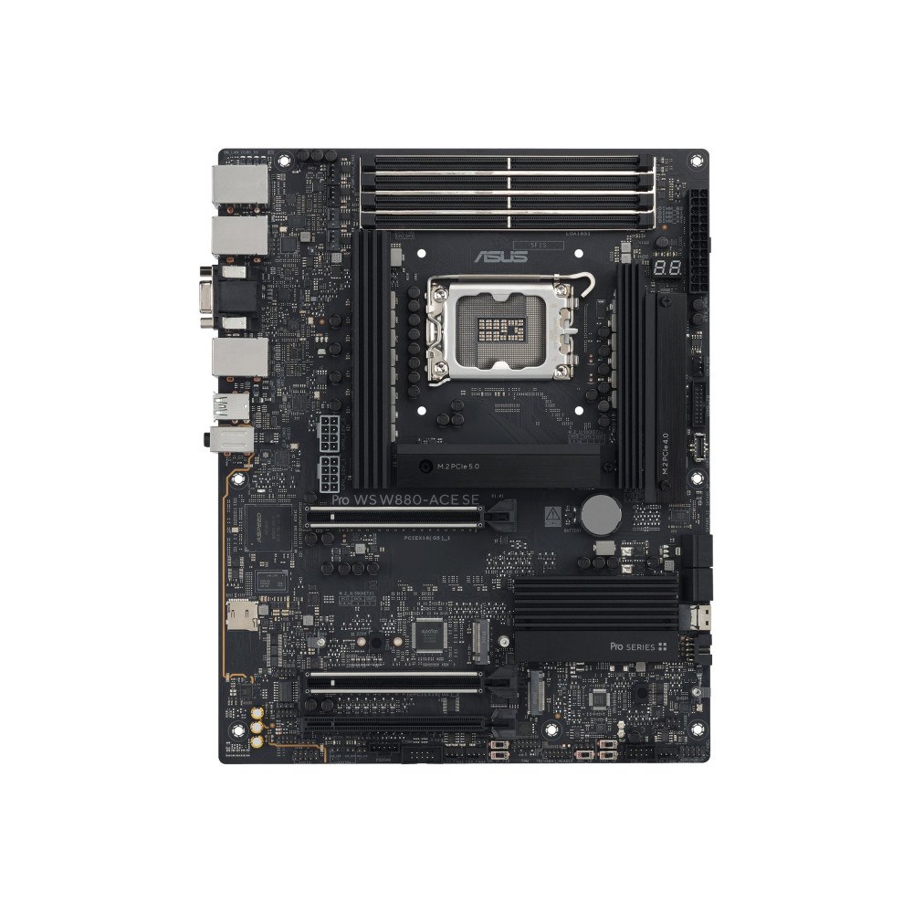 ASUS ASUS Pro WS W880-ACE SE - moderkort - ATX - LGA1851-uttag - W880