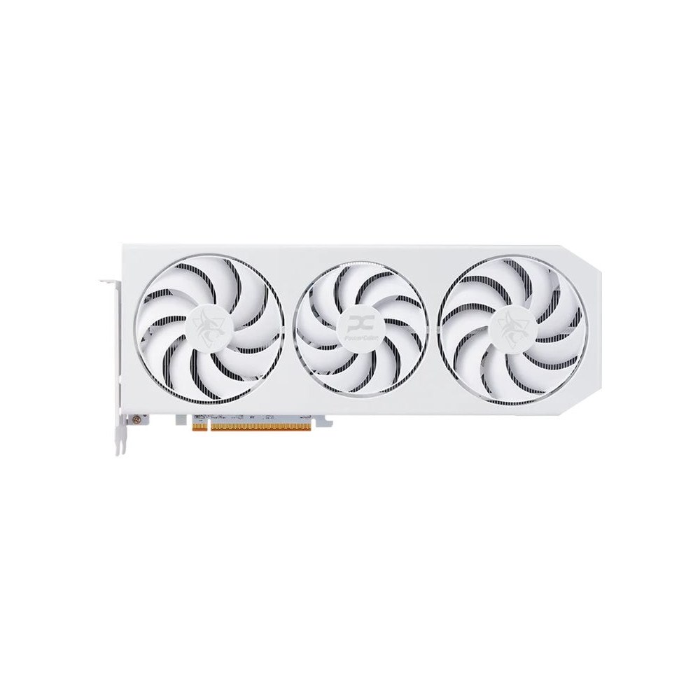 PowerColor PowerColor Hellhound Radeon RX 9070 XT - grafikkort - Radeon RX 9070 XT - 16 GB - spektral vit