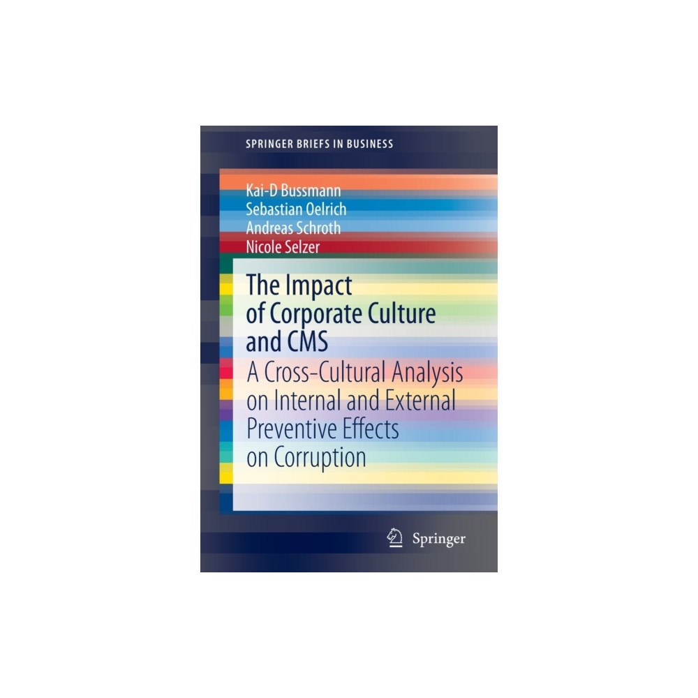 Springer Nature Switzerland AG The Impact of Corporate Culture and CMS (häftad, eng)