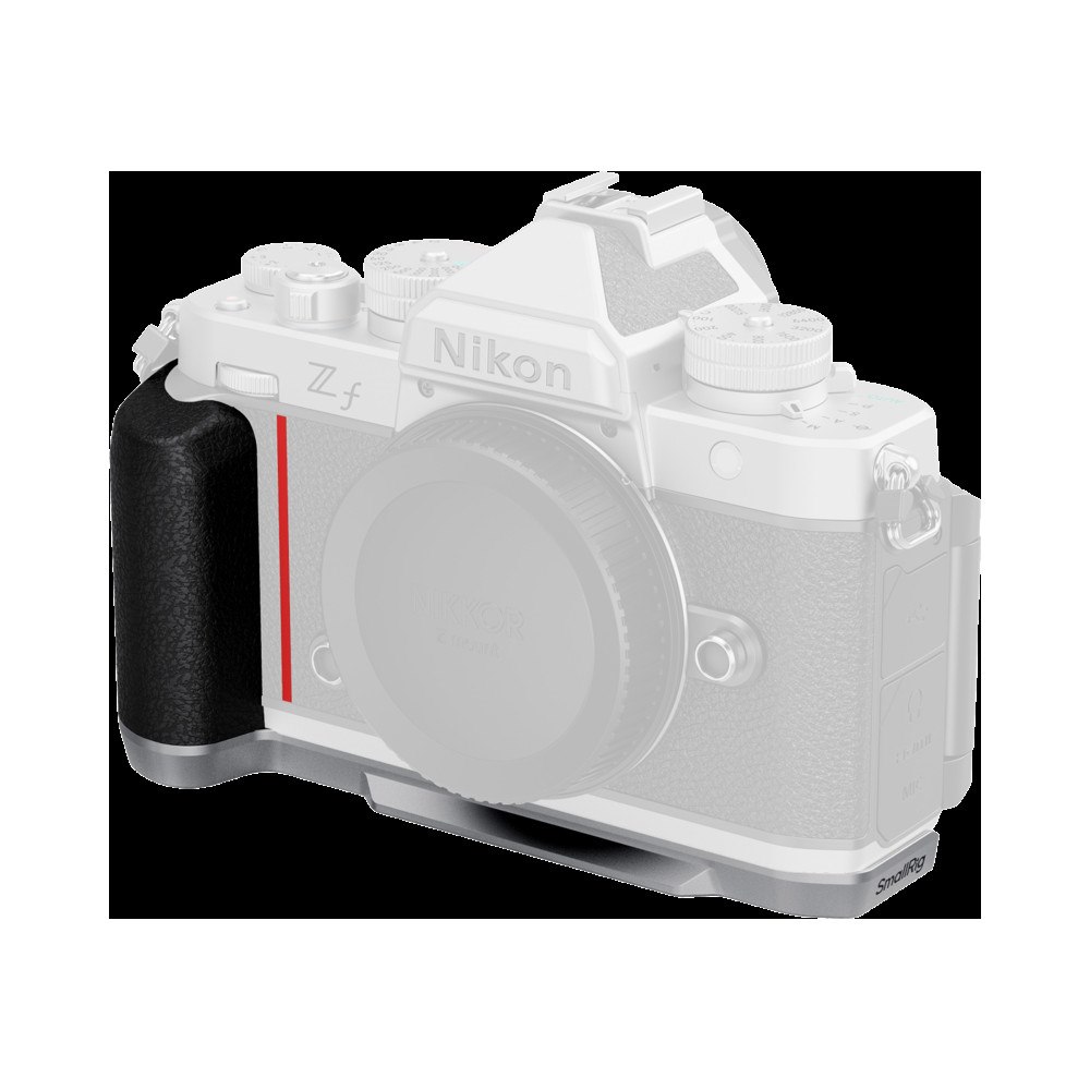 SMALLRIG SmallRig 5706 L-Shaped Mount Plate with Silicone Handle for Nikon Z f Silver