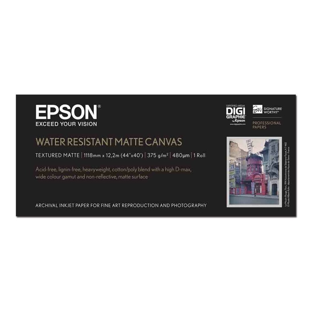 EPSON Epson - kanvaspapper - matt - 1 rulle (rullar) - Rulle (111,8 cm x 12,2 m)