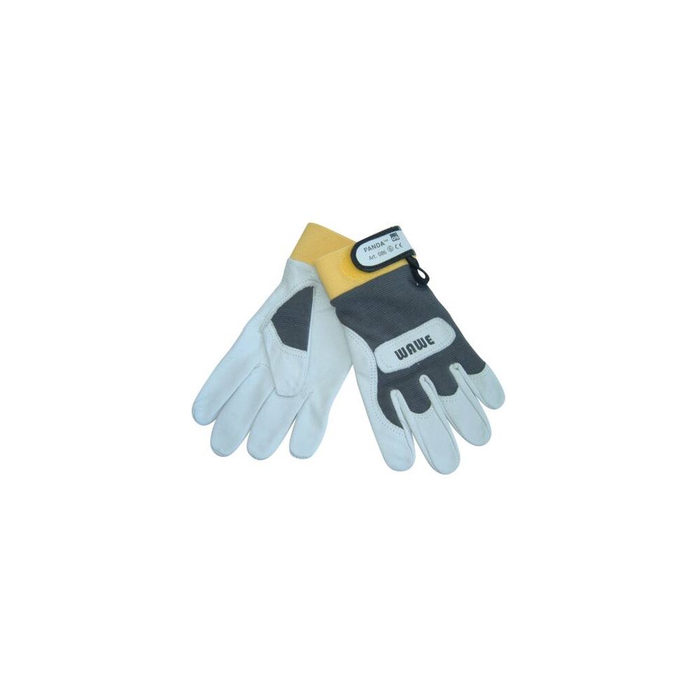 OTTO SCHACHNER OTTO SCHACHNER Wave naturskindshandske størrelse 10 krave me...