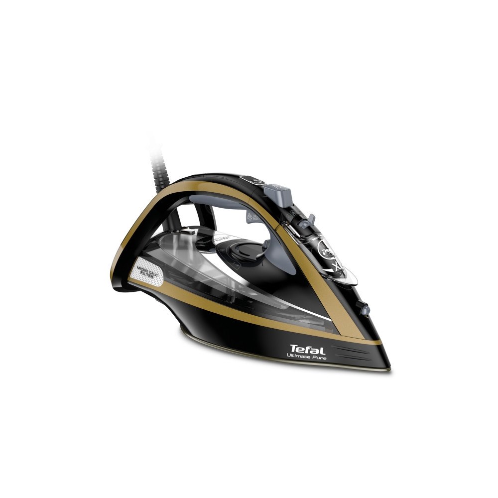 Tefal Tefal Ultimate Pure FV9847E0, Torr & Ångstrykjärn, Durilium...