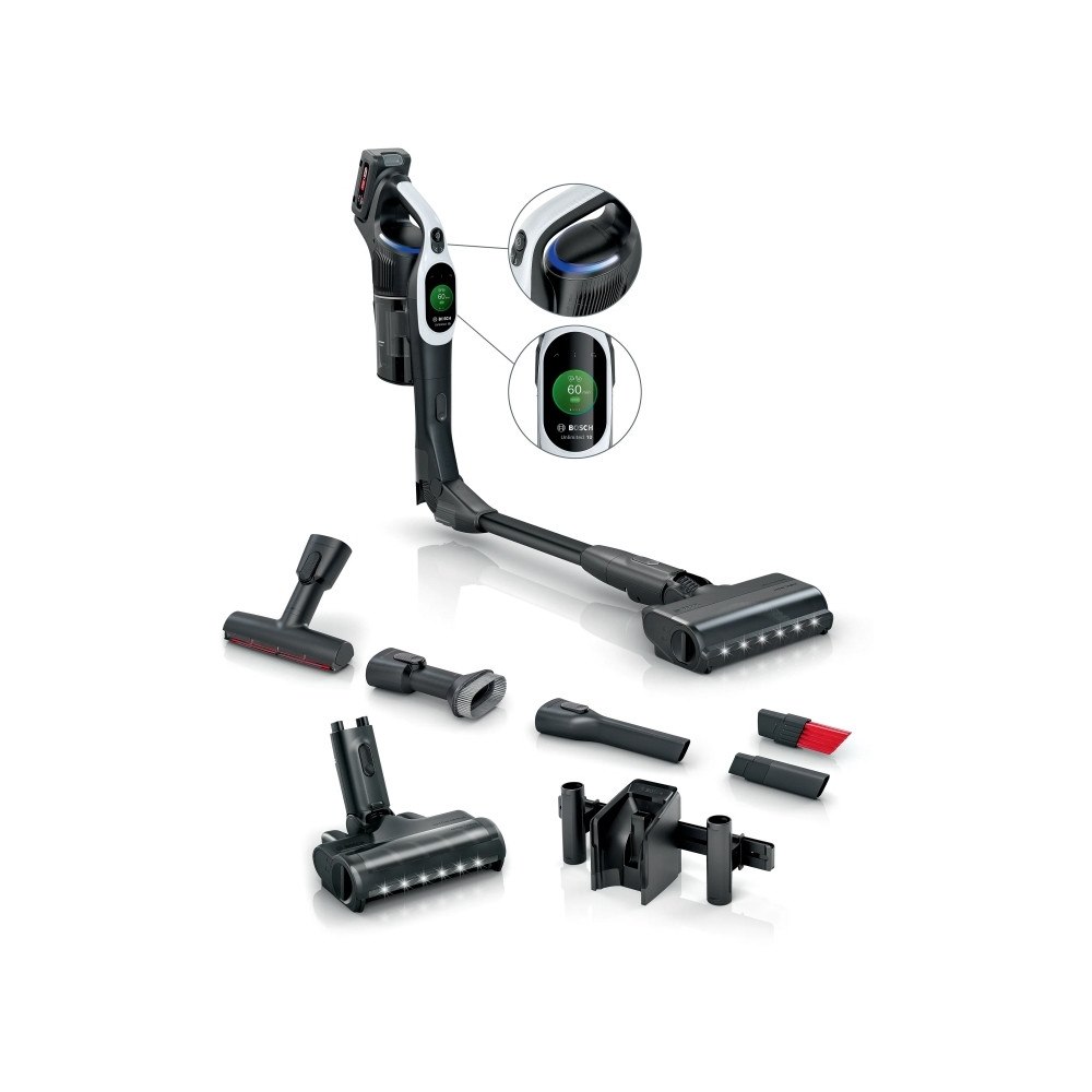 Bosch Bosch BCS1041WAC, Skaftdammsugare, Utan påse, Svart, Vit, 0,...