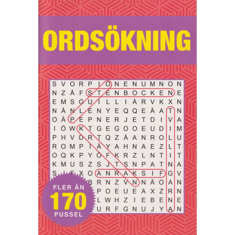 Barthelson Förlag Ordsökning (bok, storpocket)