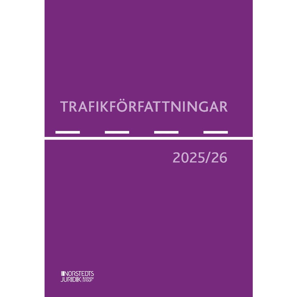 Erik Olsson Trafikförfattningar 2025/26 (häftad)