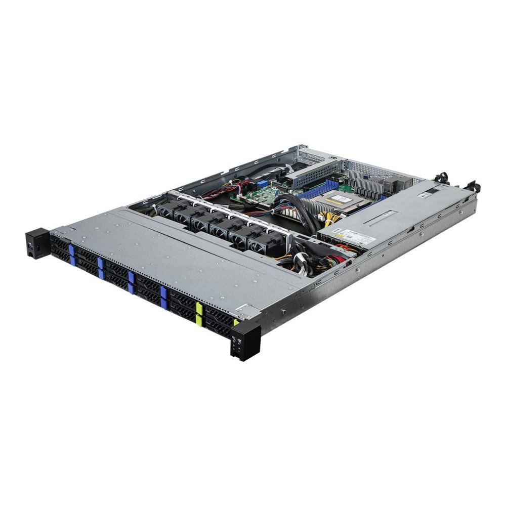 ASRock ASRock Rack 1U8S4E-GENOA/2T - kan monteras i rack ingen CPU - 0 GB - ingen HDD