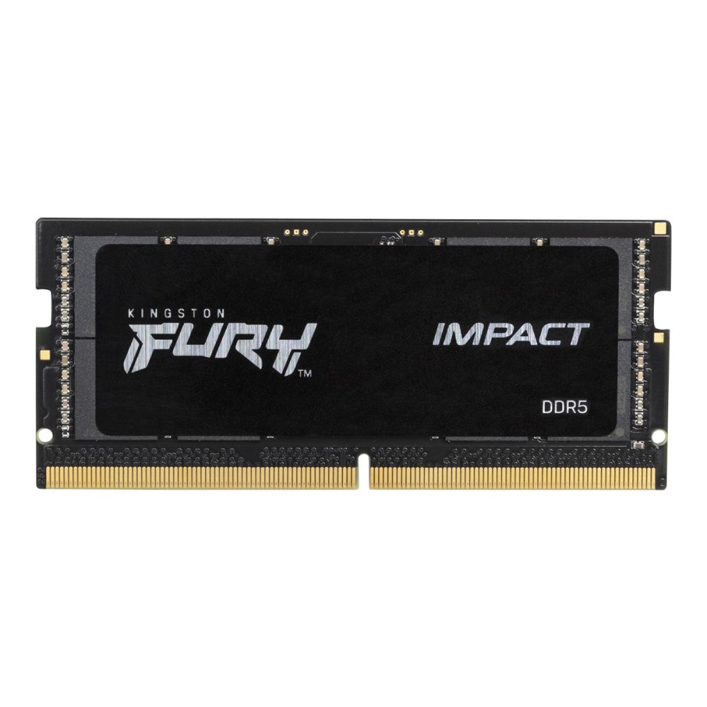 Kingston Technology Kingston FURY Impact - DDR5 - sats - 64 GB: 2 x 32 GB - SO DIMM 262-pin - 4800 MHz / PC5-38400 - ej buffrad