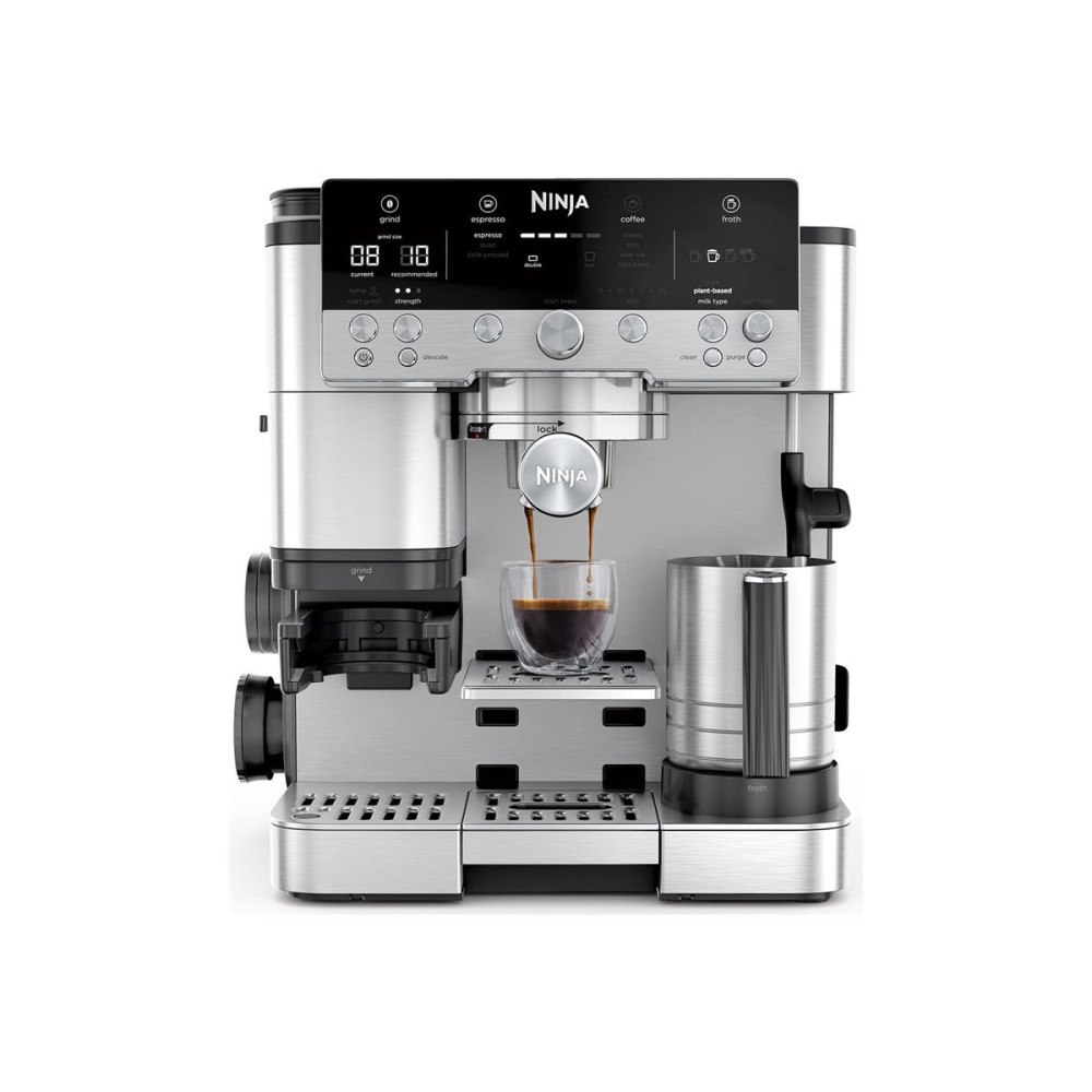 Ninja Ninja Luxe Café Premier ES601EU - automatisk kaffekokare med mjölkskummare - silver