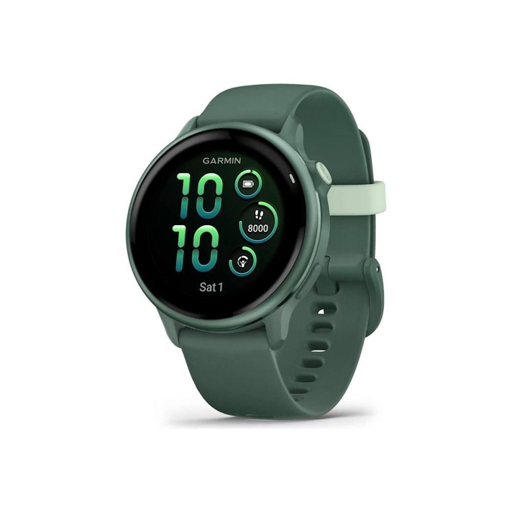 Garmin Garmin vívoactive 6 - metallisk jaspergrön - smart klocka med band - jaspergrön - 8 GB