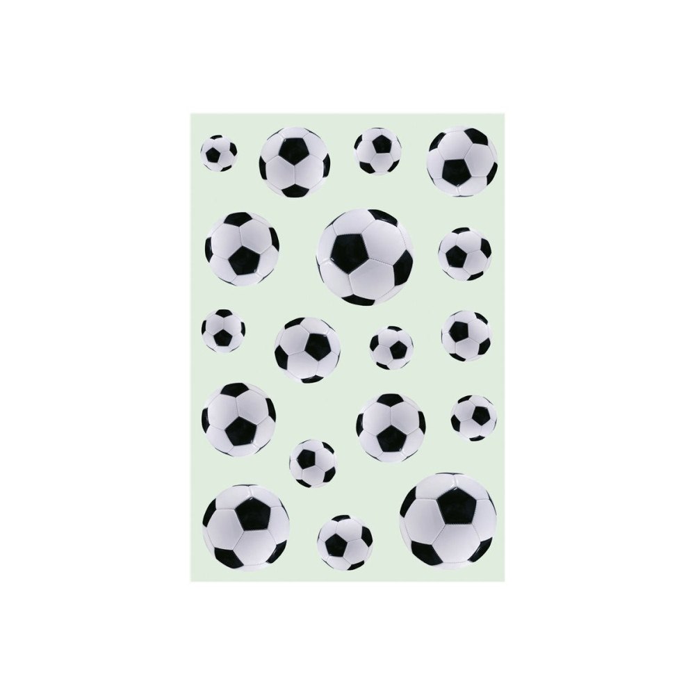 HERMA HERMA DECOR - dekorationsbindemedel - 54 delar - football - 3 ark - papper
